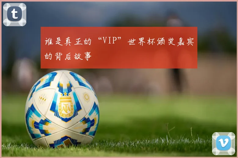 谁是真正的“VIP”世界杯颁奖嘉宾的背后故事